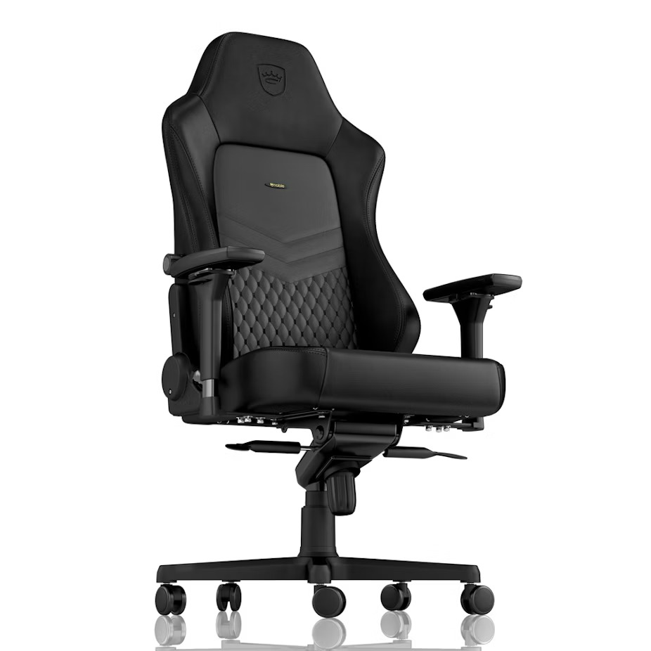 Cadeira noblechairs Hero Real Leather Preto
