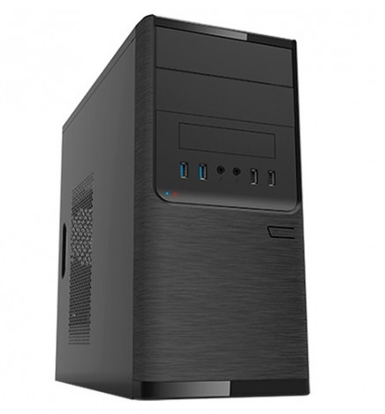 Caixa Micro ATX Unykach DARK SHADOW com fonte 500W Incluida USB-A 2.0/3.2 e Audio