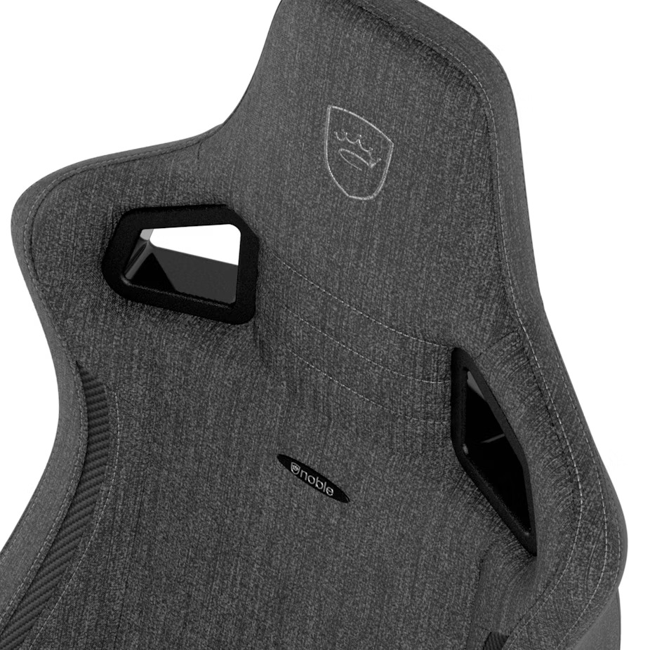 Cadeira noblechairs EPIC Compact TX Cinza e carbono