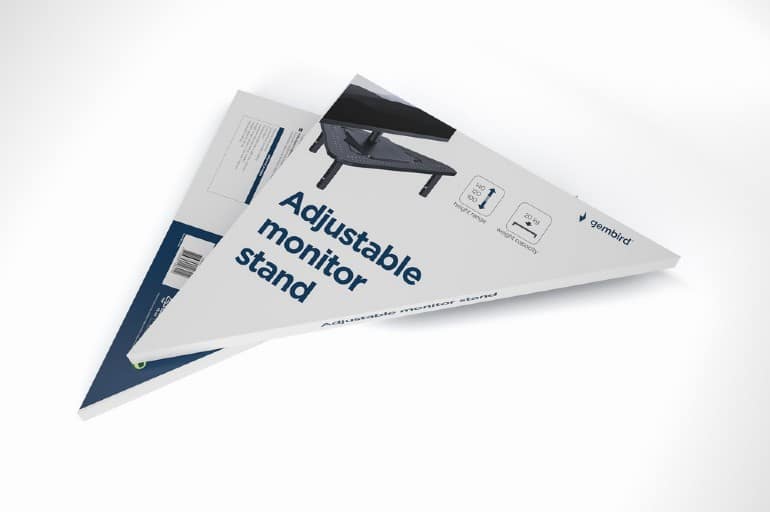 Suporte de Mesa para Monitor Ajustável até 20Kg Triangular