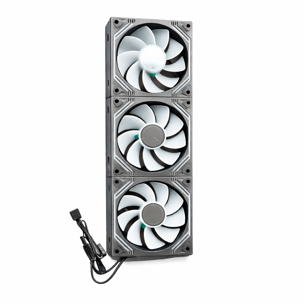 Kit 3 Ventoinhas Alientech Infinity D Reverse ARGB com Control Box e Controlo remoto