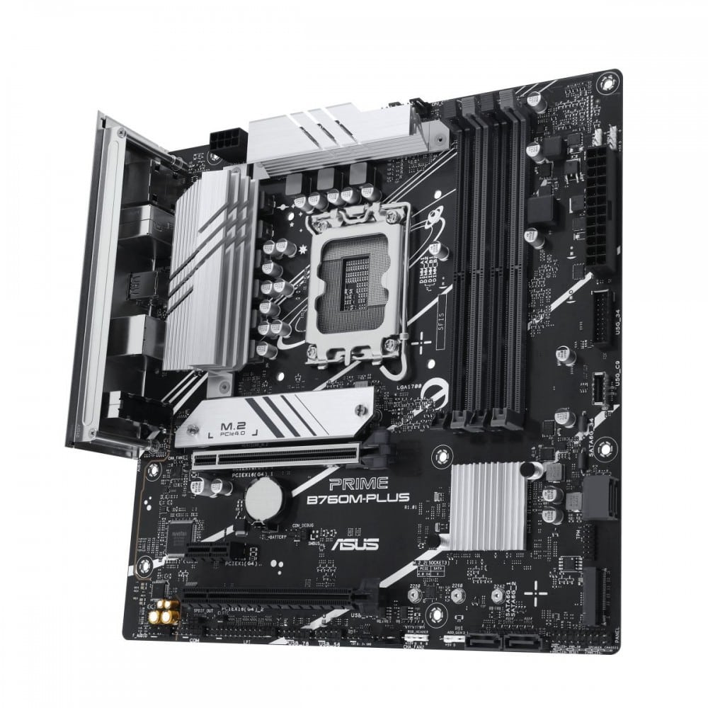 Motherboard Asus Prime B760M-Plus S1700 4x DDR5 HDMI+DP 4SATA+2M.2 5USB 3.2+1USB-C