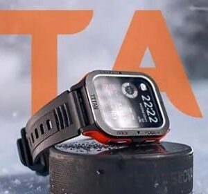 Smartwatch Maxcom FW67 Titan Pro Grafite/Laranja