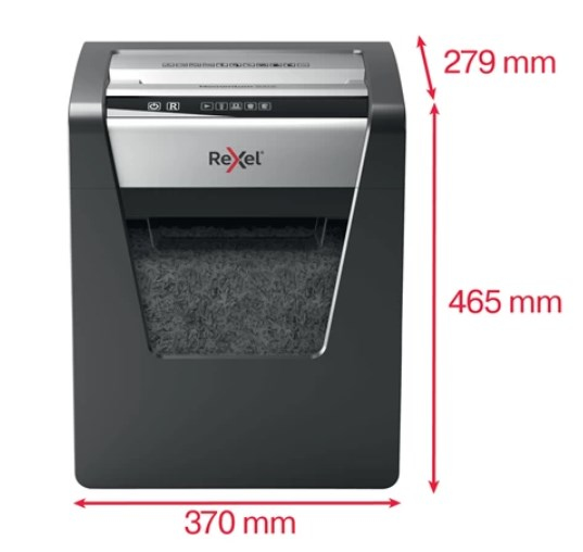 Destruidora de Papel Rexel Momentum X415 Manual Corte em Confeti P-4 Destroi até 15 folhas de uma vez / Capacidade 23L
