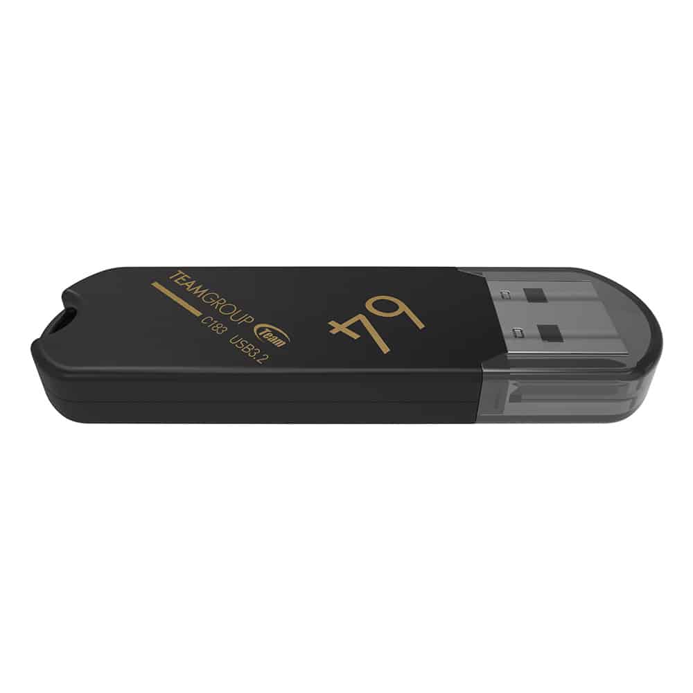 Pen Drive Team Group C183 64Gb Usb 3.1 Preto