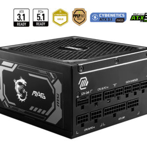 Fonte de Alimentação MSI MAG A1000GL PCIE5 1000WATX