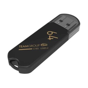 Pen Drive Team Group C183 64Gb Usb 3.1 Preto