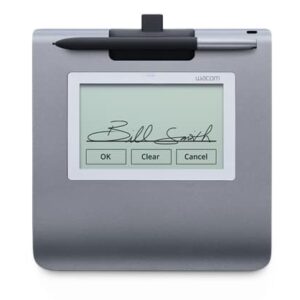 Terminal de Assinaturas Wacom STU-430 com monitor LCD 9.6 x 6 cm eletromagnético com cabo USB