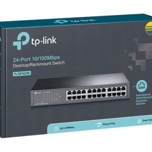 Switch TP-Link 24 portas 10/100 - TL-SF1024D