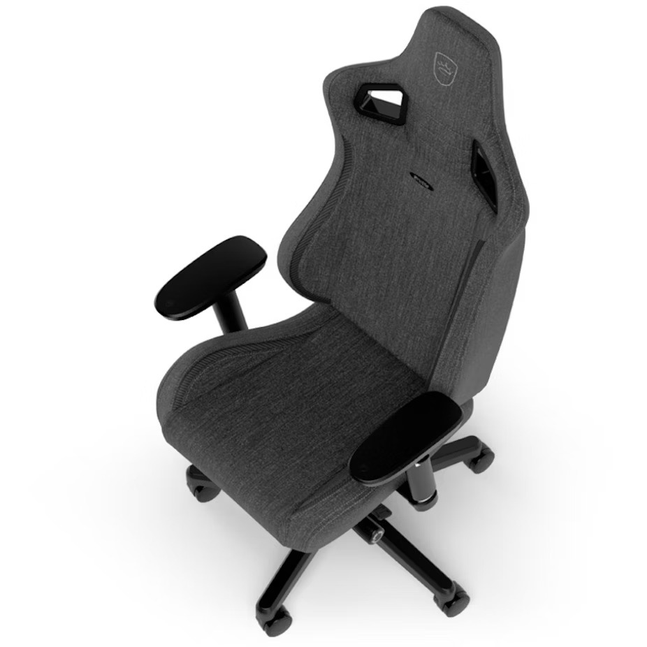 Cadeira noblechairs EPIC Compact TX Cinza e carbono