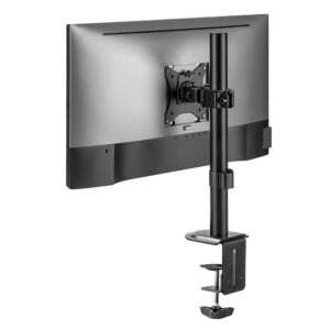 Suporte para 1 Monitor para Secretária 17" a 32" Rotação e Inclinação