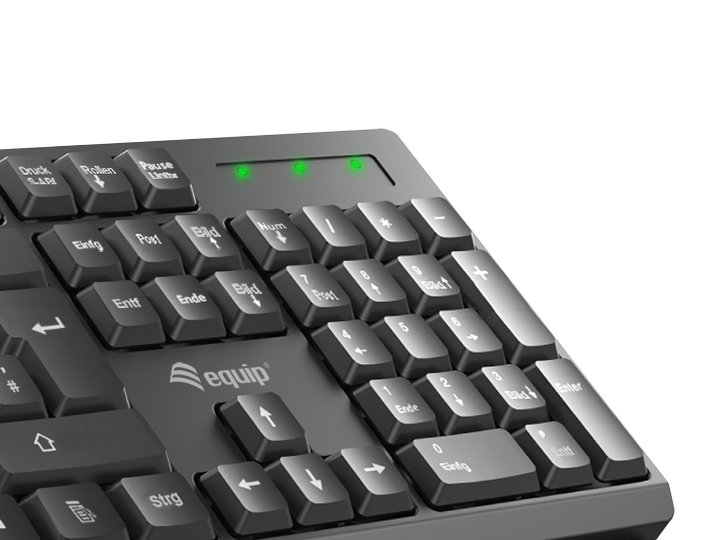 Teclado e Rato Equip Wireless (PT) Preto