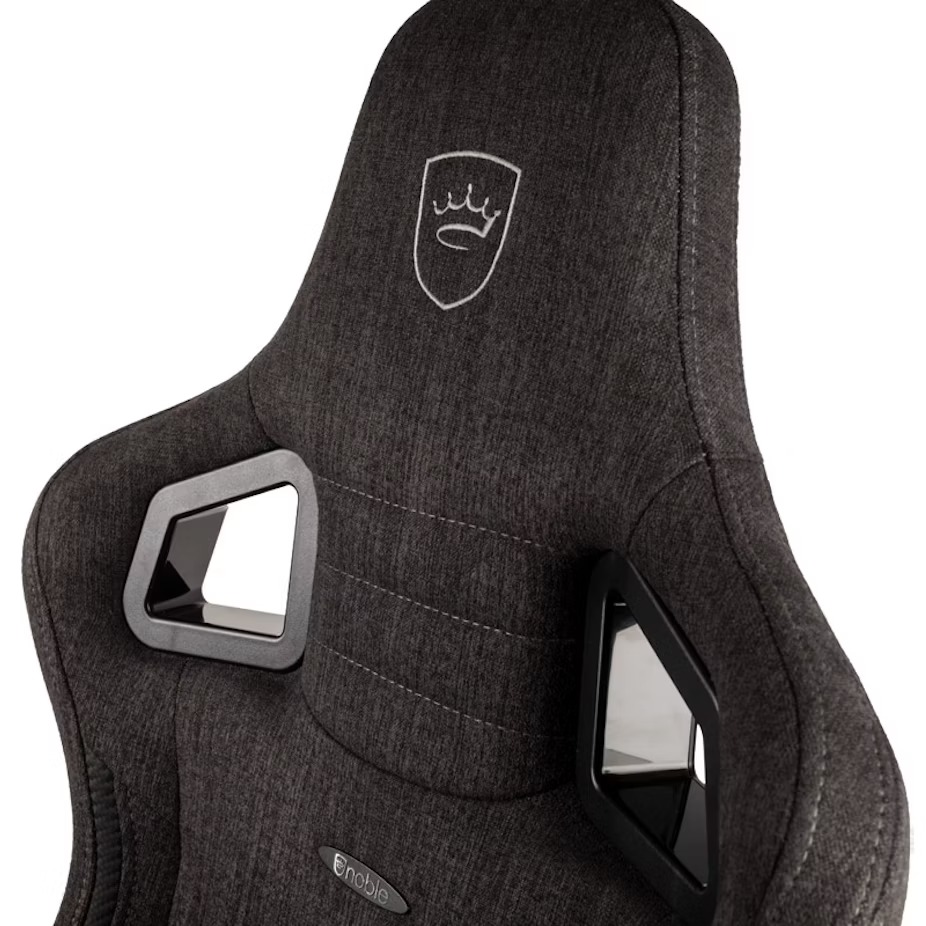 Cadeira noblechairs EPIC Compact TX Cinza e carbono