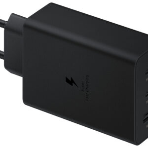 Carregador SAMSUNG Trio 65W USB-C 25W USB-C 15W USB-A Preto