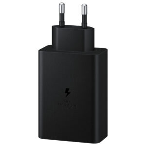 Carregador SAMSUNG Trio 65W USB-C 25W USB-C 15W USB-A Preto