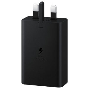 Carregador SAMSUNG Trio 65W USB-C 25W USB-C 15W USB-A Preto