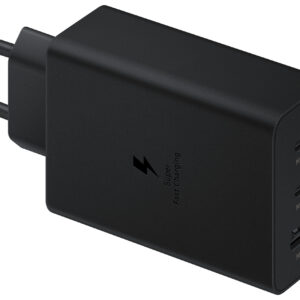Carregador SAMSUNG Trio 65W USB-C 25W USB-C 15W USB-A Preto