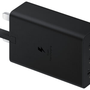 Carregador SAMSUNG Trio 65W USB-C 25W USB-C 15W USB-A Preto