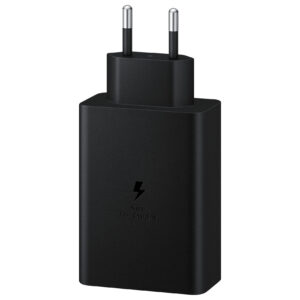 Carregador SAMSUNG Trio 65W USB-C 25W USB-C 15W USB-A Preto