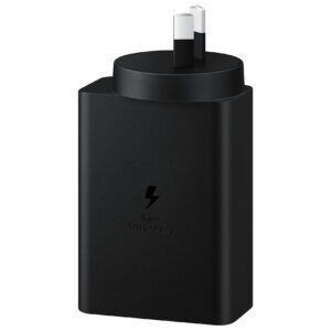 Carregador SAMSUNG Trio 65W USB-C 25W USB-C 15W USB-A Preto