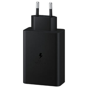 Carregador SAMSUNG Trio 65W USB-C 25W USB-C 15W USB-A Preto