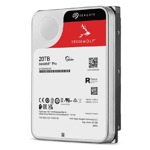 Disco Duro Seagate IronWolf Pro NAS ST20000NT001 20TB 3.5" SATA