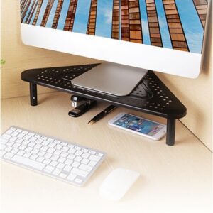Suporte de Mesa para Monitor Ajustável até 20Kg Triangular