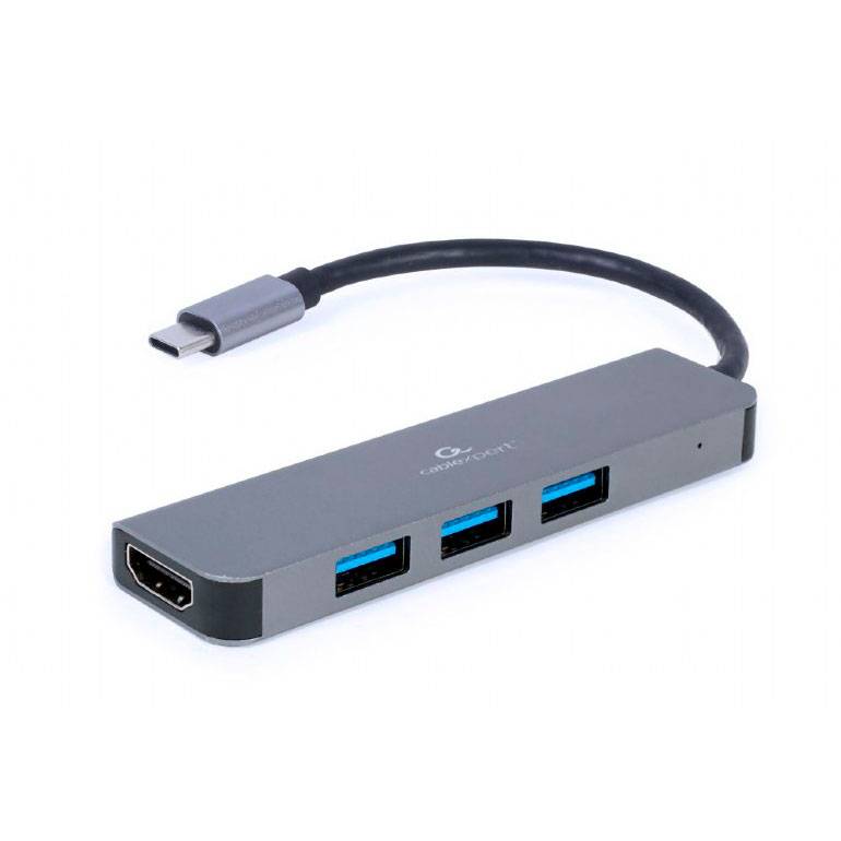 Adaptador - Docking Station Type-C 2IN1 3*USB3.0 1*Hdmi 4K Adaptador - Docking Station Type-C 2IN1 3*USB3.0 1*Hdmi 4K