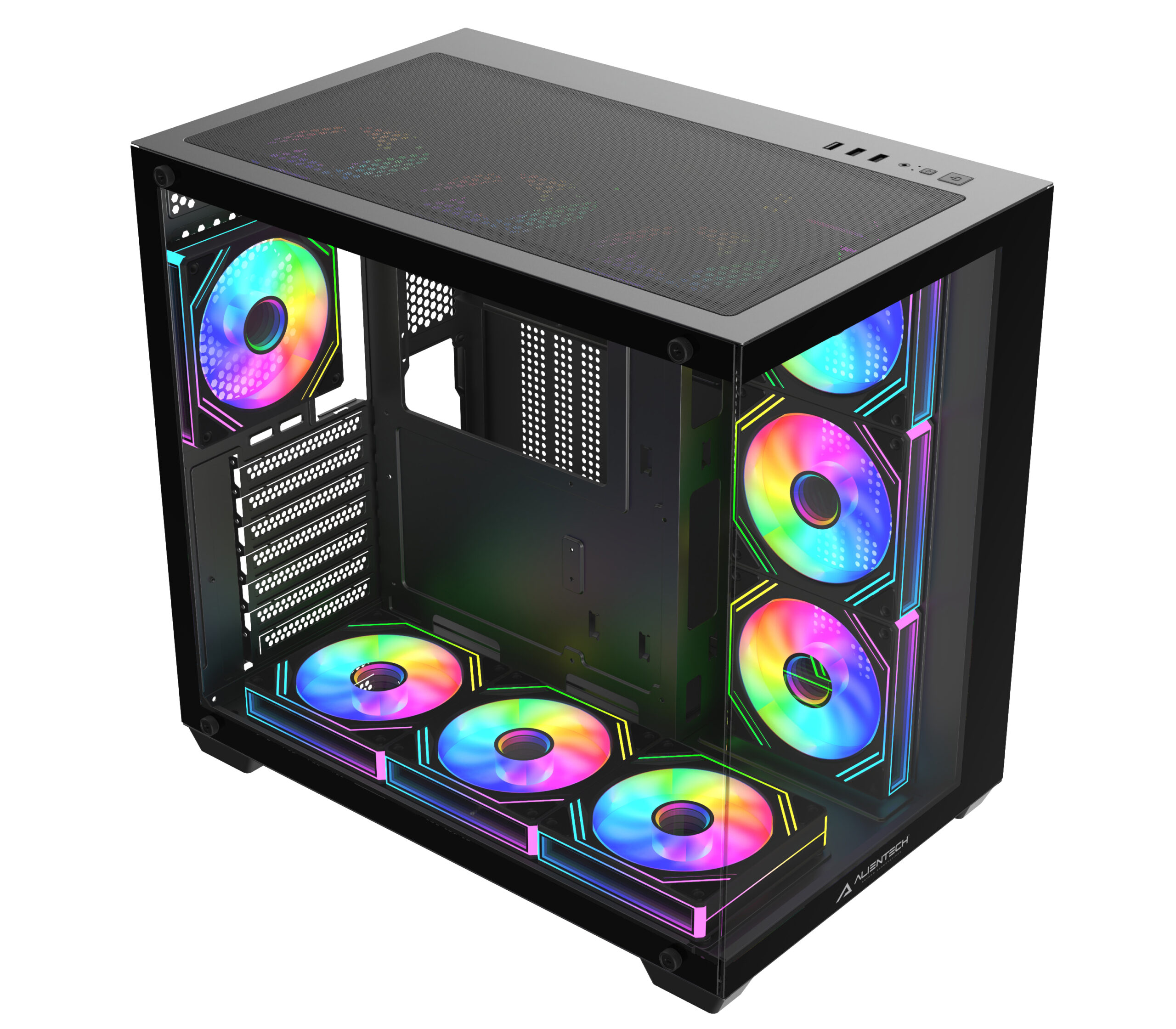 Caixa Gaming ATX Dual Chamber Alientech ALPRIMSA