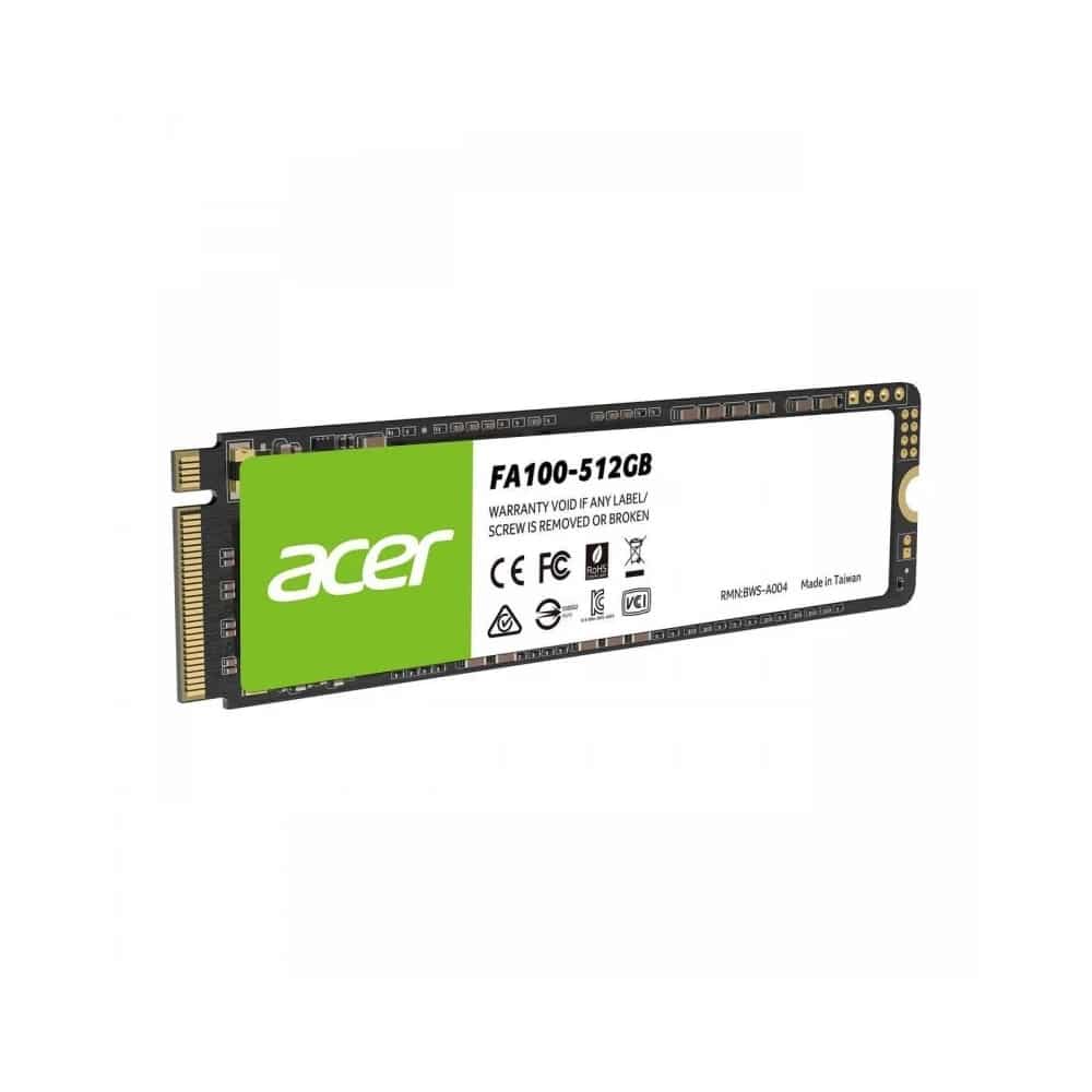 ACER SSD FA100 512Gb PCIe Gen3 M.2
