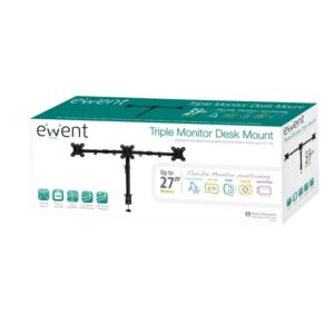 Suporte TV Mesa Ewent EW1513 3 Monitores Máx. 27"
