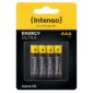 Pilhas Intenso Alcalina energy ultra AAA LR03 Pack-4 Unidades 1.5V 1250mAh