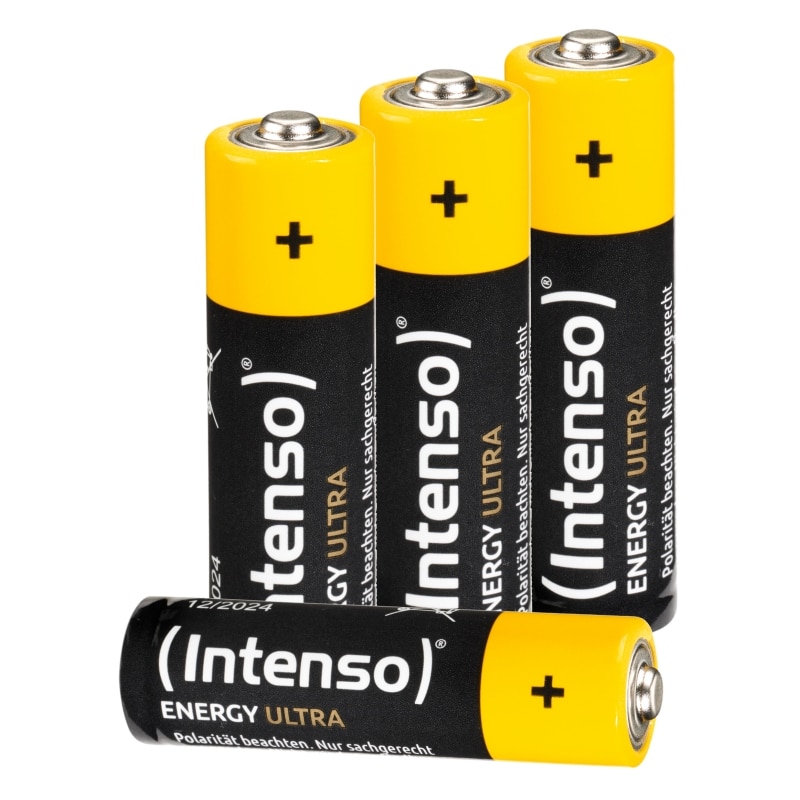 Pilhas Intenso Alcalina energy ultra AA LR06 Pack-4 Unidades 1.5V 2600mAh