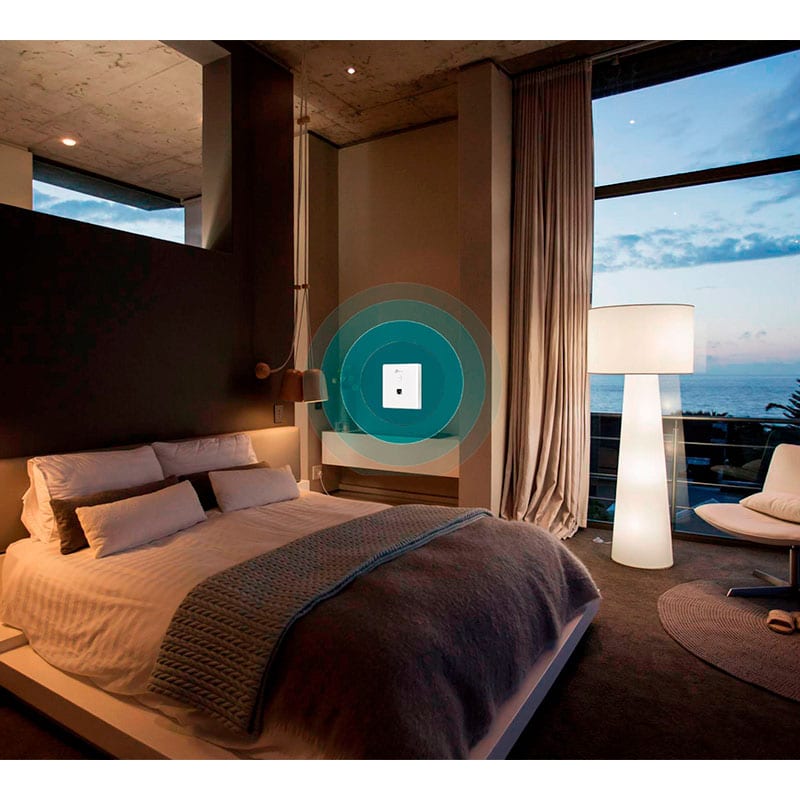 Acess Point de Parede Tp-Link EAP115-Wall Omada 300Mbits POE