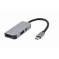 Adaptador - Docking Station Type-C 3IN1 3*USB 1XHDMI Hub e Type-C Power