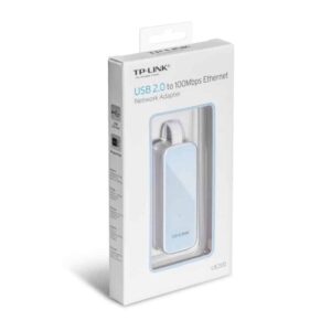 Adaptador TP-LINK UE200 USB 2.0 para RJ45 Porta de Rede Ethernet 1 10/100Mbps