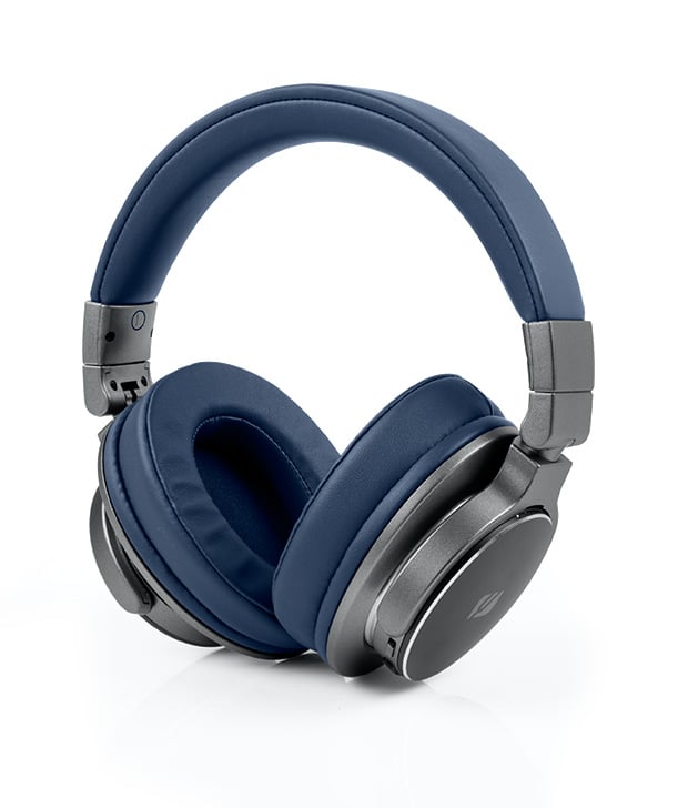 Auscultadores MUSE M-278 Bluetooth Cinza e Azul
