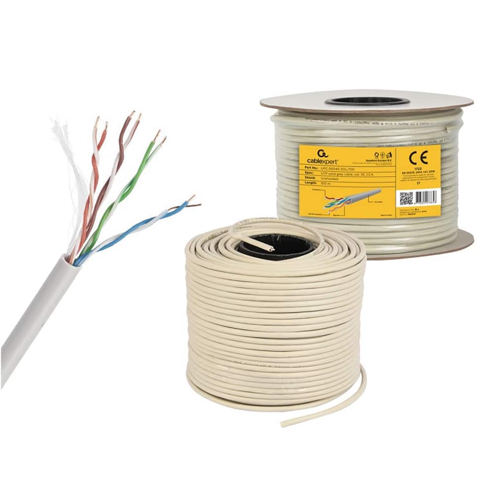 Bobine de Cabo Rede Cat.5 100Mt Unifilamento