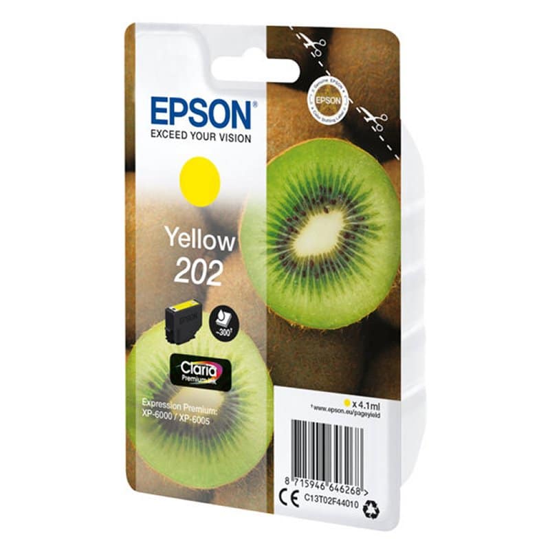 Tinteiro Original Epson 202 Amarelo