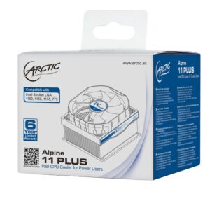 Dissipador Artic Alpine 11 Plus SKT 775 - Profissional