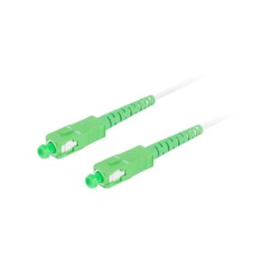 Cabo Fibra Ótica Lanberg Mono SC/APC-SC/Apc Duplex G657A1 Lszh 2.5 Metros Branco