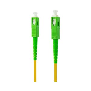 Cabo Fibra Ótica Nanocable SC/APC-SC/APC Monomodo LSZH 2 Metros Amarelo