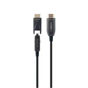 Cabo Hdmi Active Optical (AOC) Hdmi Macho para Hdmi Macho Alta Velocidade com rede AOC Premium Series 30 Metros
