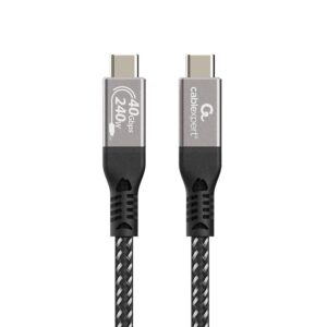 Cabo Type-C para Type-C Premium Usb 4 Charging e Data 40Gbps 240W 1.5 Metros