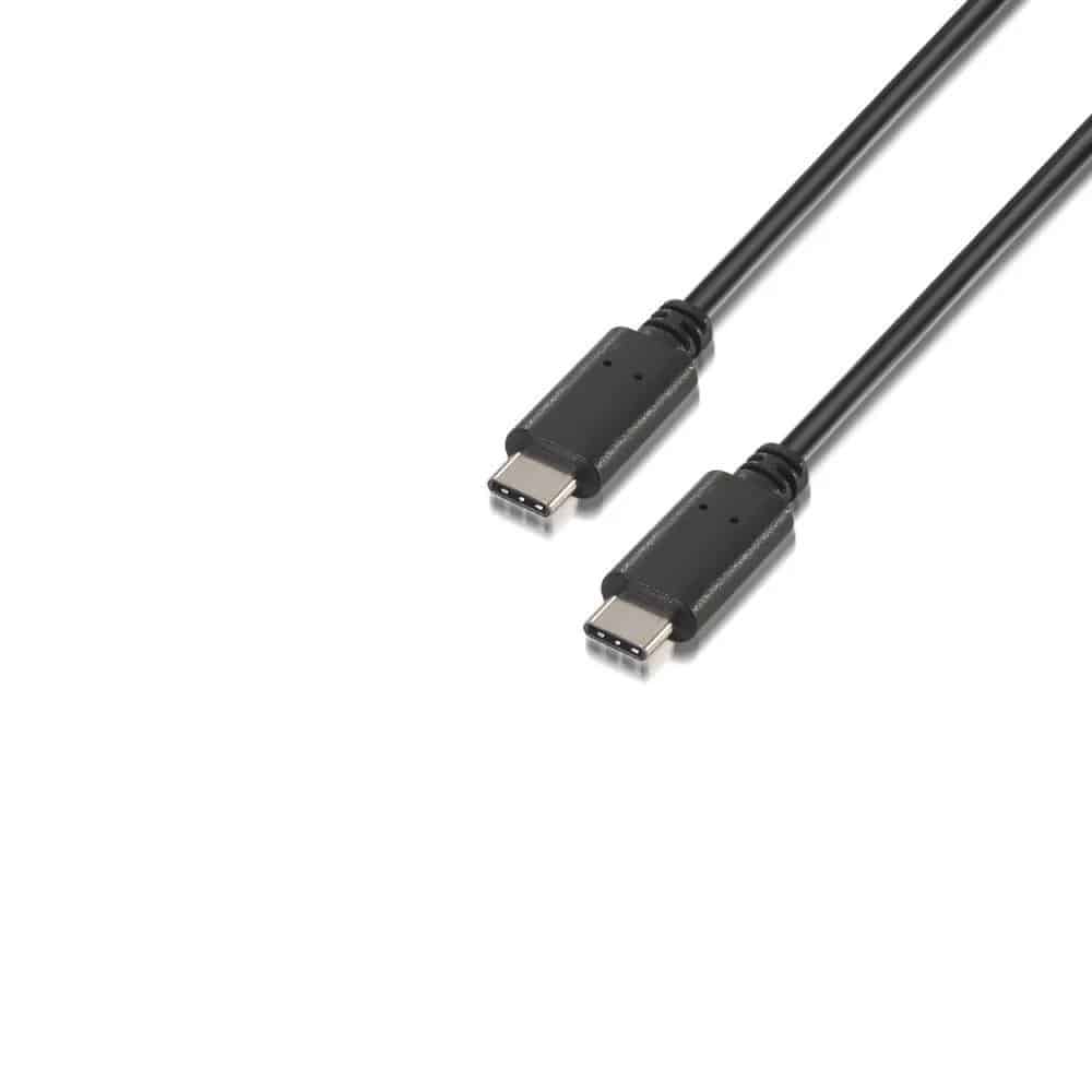 Cabo USB 2.0 Tipo-C M/M 1M Preto