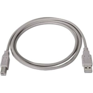 Cabo Usb 2.0 para Impressora Aisens A101-0002 Usb Tipo-B Macho - USB Macho até 2.5W 60Mbps 1.8m Beje
