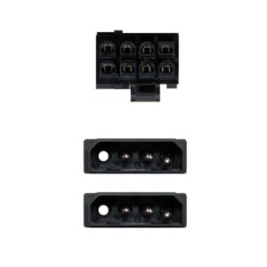 Cabo de Alimentação para Placa Gráfica Nanocable 10.19.1201 2x Molex Macho - 6+2 PIN Macho 20cm