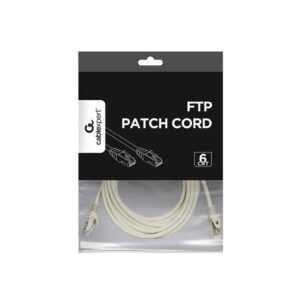 Cabo de Rede Cat.6 Shielded 5Mt Branco