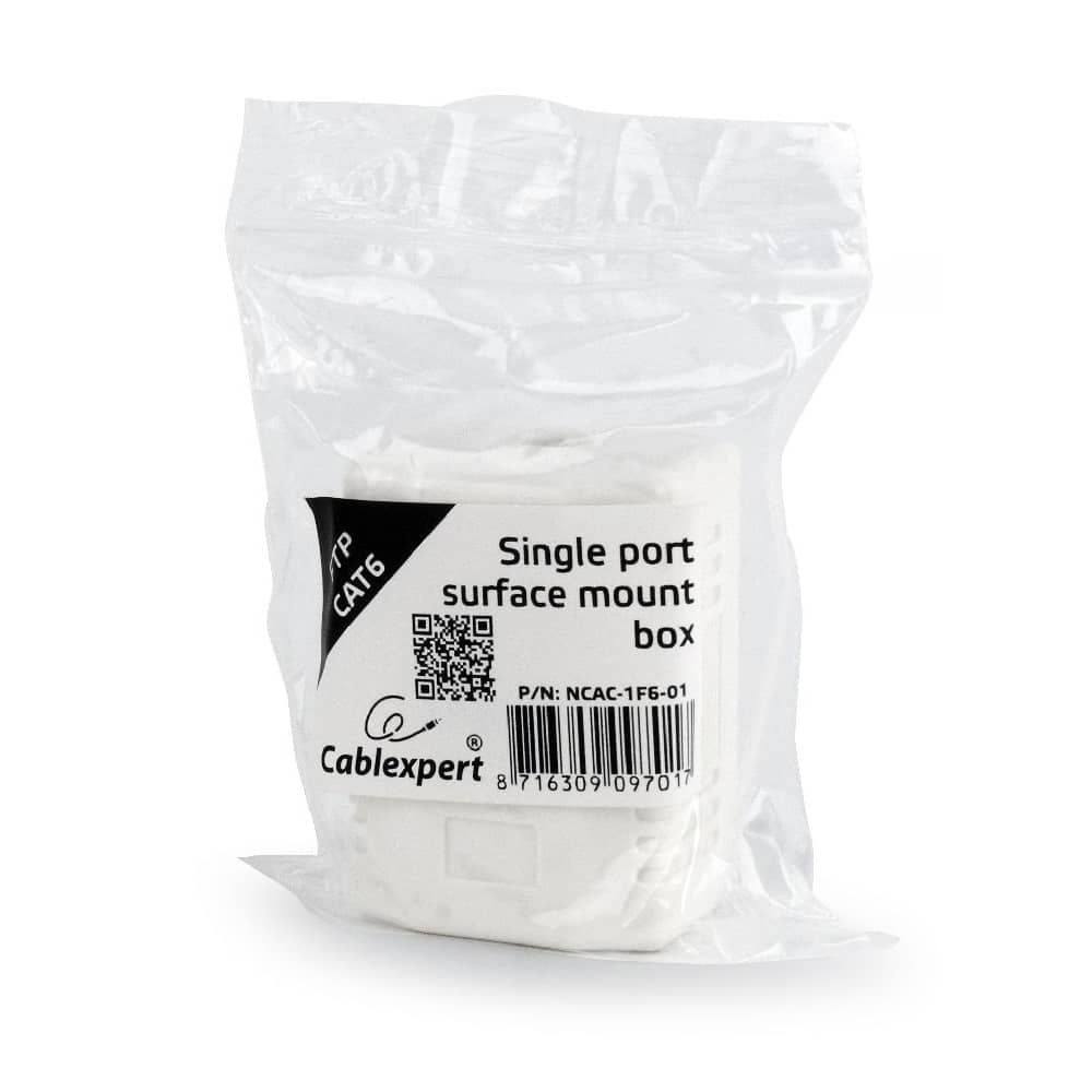 Caixa Tomada Rede RJ45 1 Portas CAT6 FTP Parede