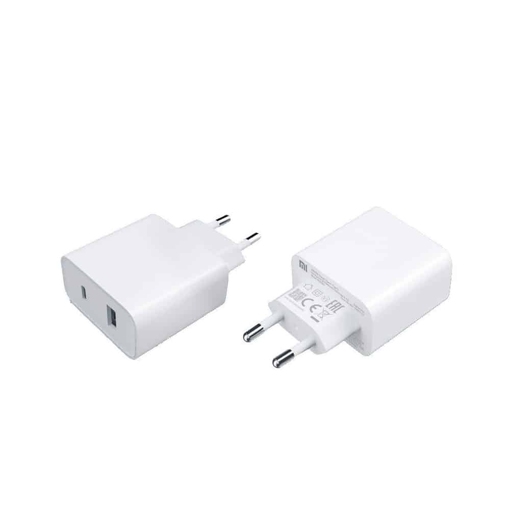 Carregador de Parede Xiaomi Mi 33W Wall Charger 1xUSB Type-C 1xUSB A 33W